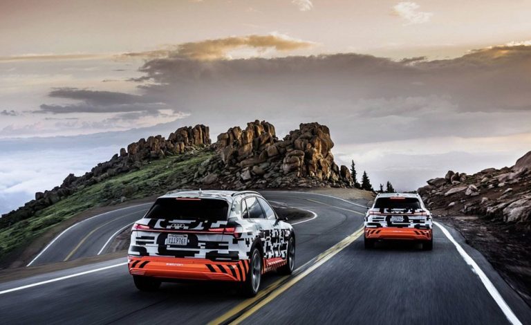 El Audi e-tron prototype rueda en Pikes Peak y revela información