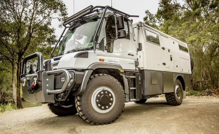Este Mercedes Unimog es la caravana más aventurera del mundo