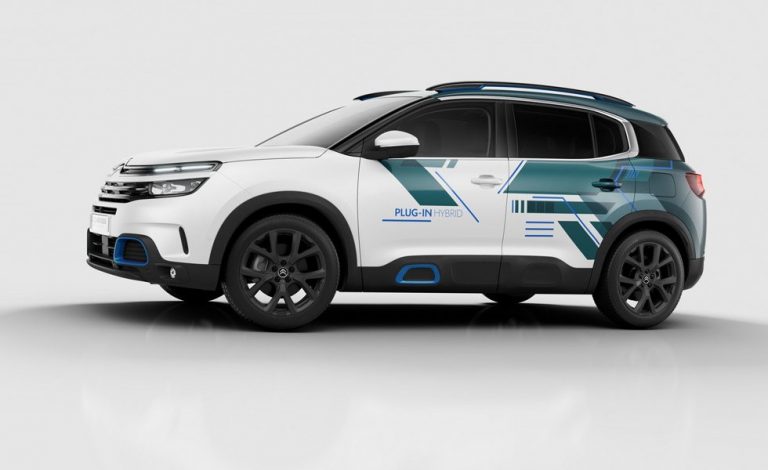 Citroën C5 Aircross Hybrid Concept. Este es su primer híbrido enchufable