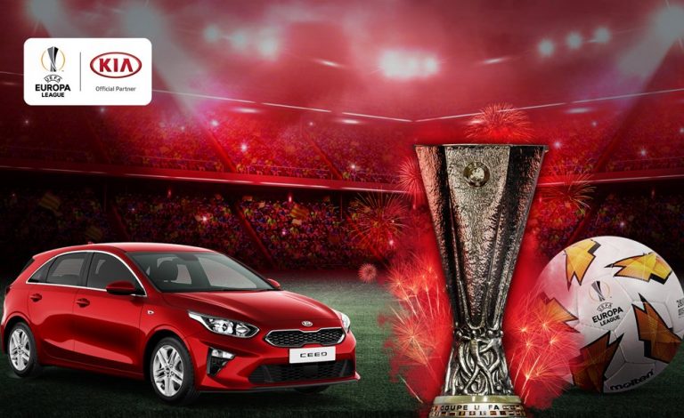 Kia. Ya ejerce como coche oficial de la Europa League