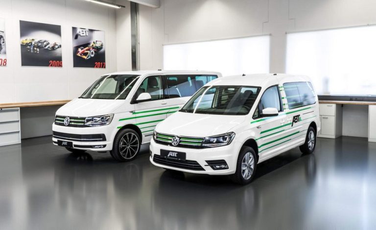 Volkwagen e-Caddy y Volkswagen e-Transporter. Creados por ABT