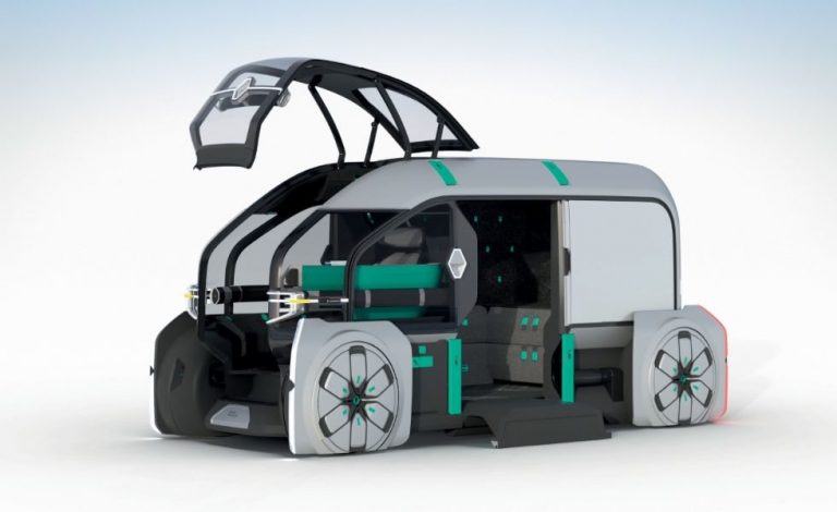 Renault EZ-PRO Concept. Vehículo autónomo para entregas de último kilómetro