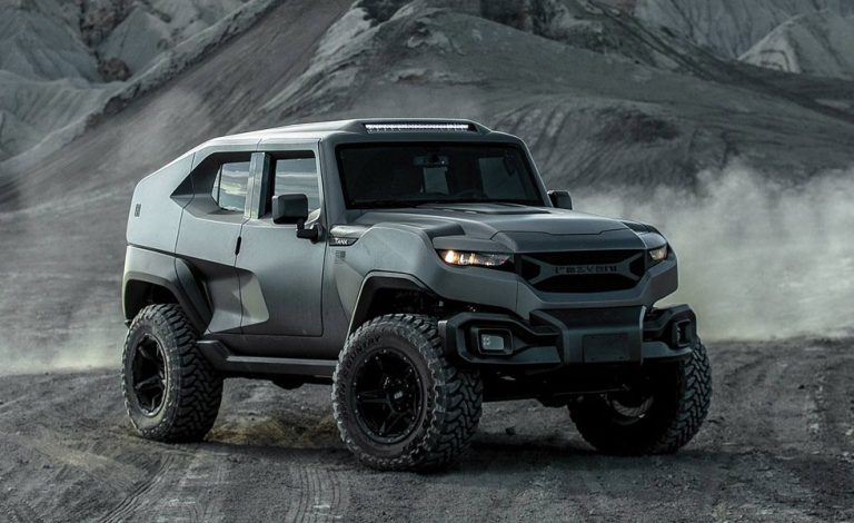 Rezvani Tank X. Con el motor Hellcat de Dodge