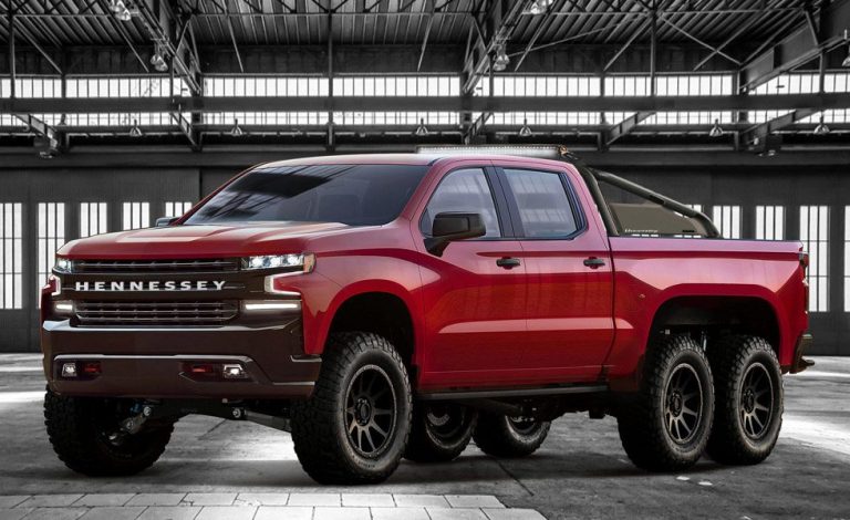 Hennessey Goliath 6×6. Un Chevrolet Silverado con seis ruedas