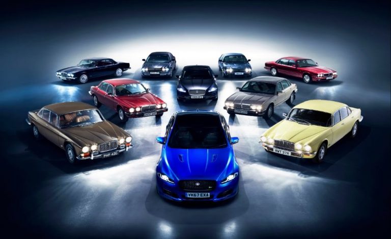Jaguar XJ. Sus ocho generaciones estarán presentes en el Salón de París