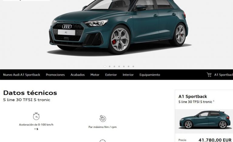 Audi A1 Sportback. Arranca en 21.945 euros en España