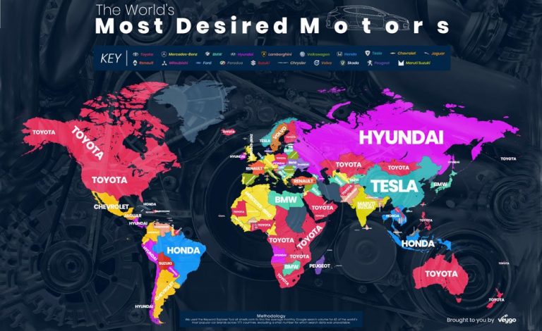 ¿Sabes cuál es la marca de coches más buscada en Google?