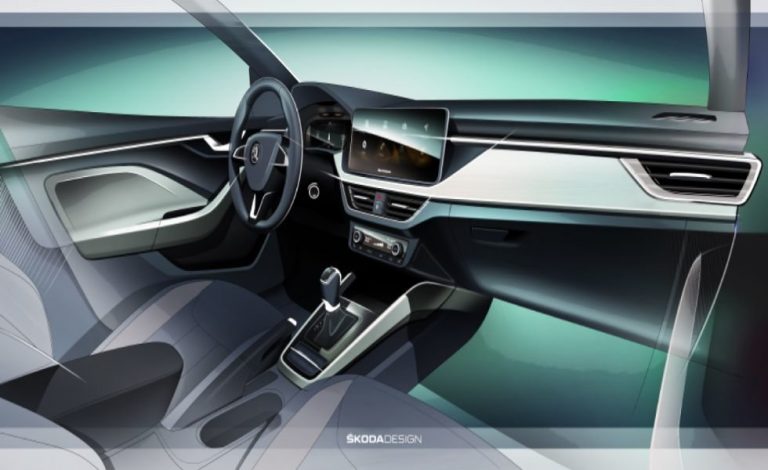 Skoda Scala. Se desvela su diseño interior antes de su presentación