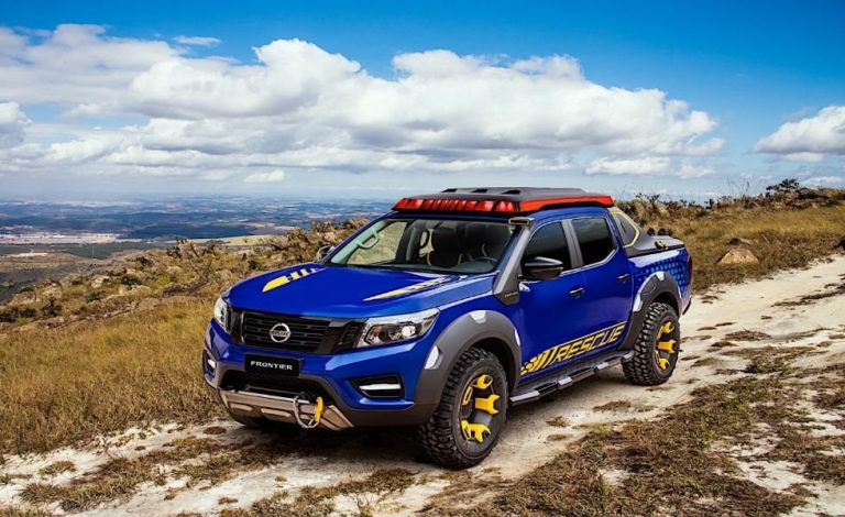 Nissan Frontier Sentinel Concept. Se presenta en el Salón de São Paulo