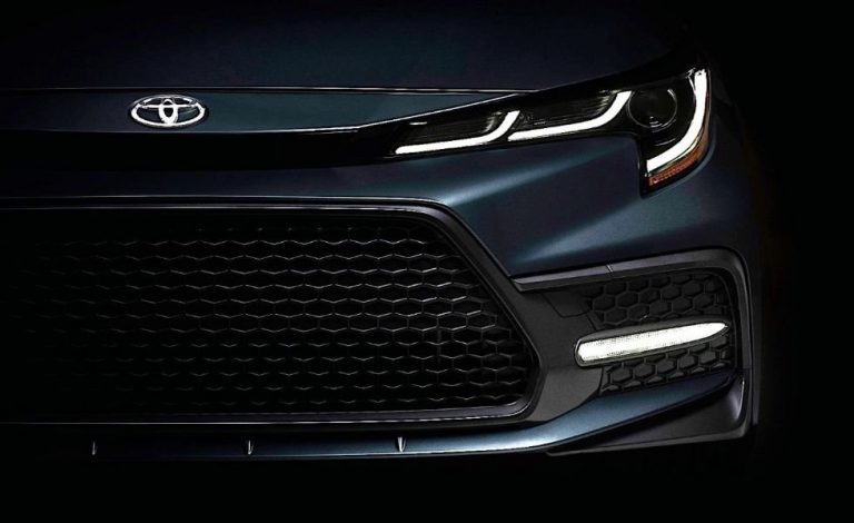 Toyota Corolla Sedán 2019. Se desvela un nuevo teaser antes de su llegada
