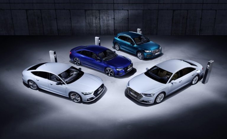 Audi Q5, A6, A7 y A8 TFSI e. Nuevos híbridos enchufables para Ginebra