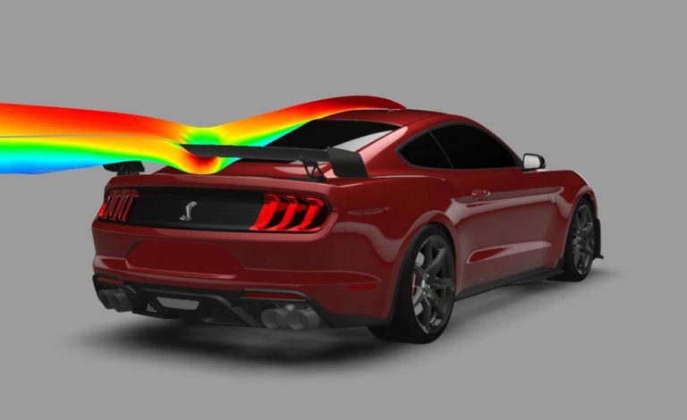 Ford Shelby Mustang GT500. Así es su compleja aerodinámica