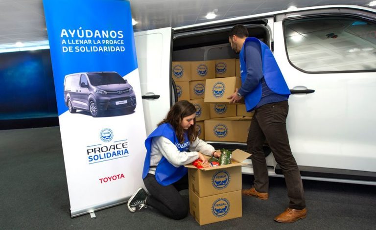 Toyota dona 12,5 toneladas de comida al Banco de alimentos