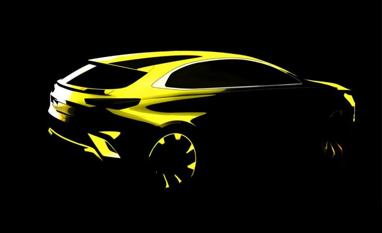 Kia Ceed crossover. Se desvela el primer boceto