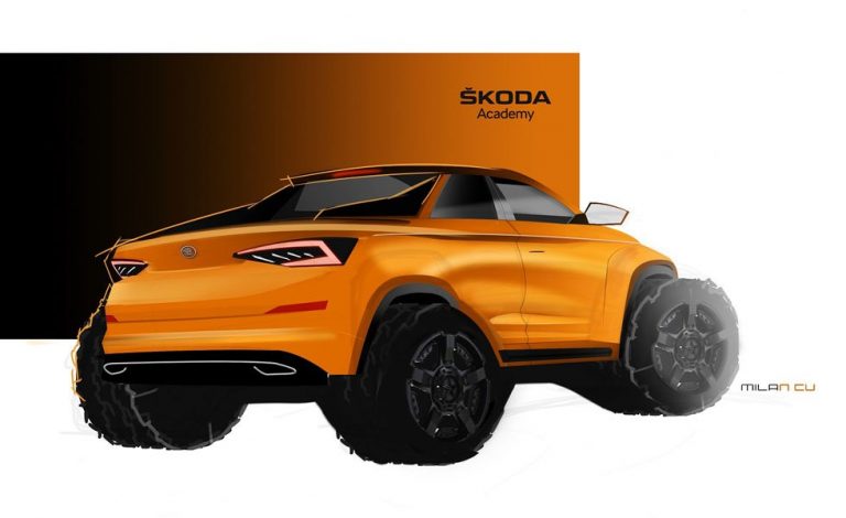 Estudiantes de Skoda convertirán al Kodiaq en un pick-up