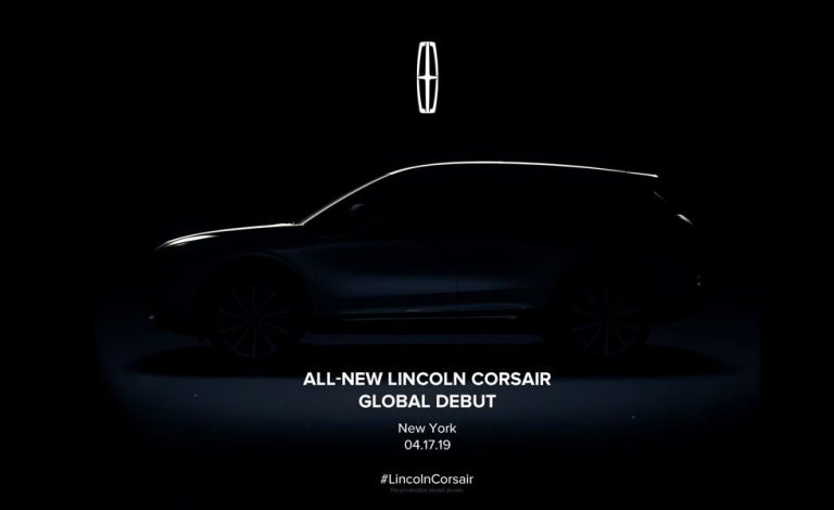 Lincoln Corsair 2020. Se desvela su primer teaser