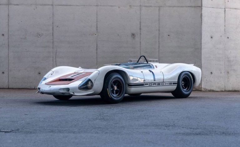 Porsche 910/8 Bergspyder. Directo al museo Porsche