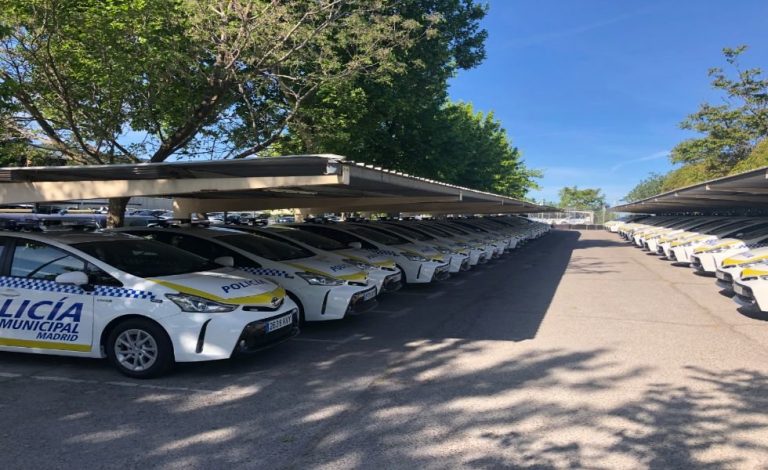 La Policía Municipal de Madrid renueva su flota con 50 Toyota Prius+