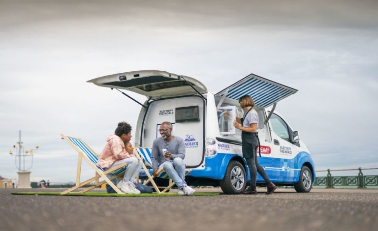 Nissan. Presenta su furgoneta eléctrica de helados