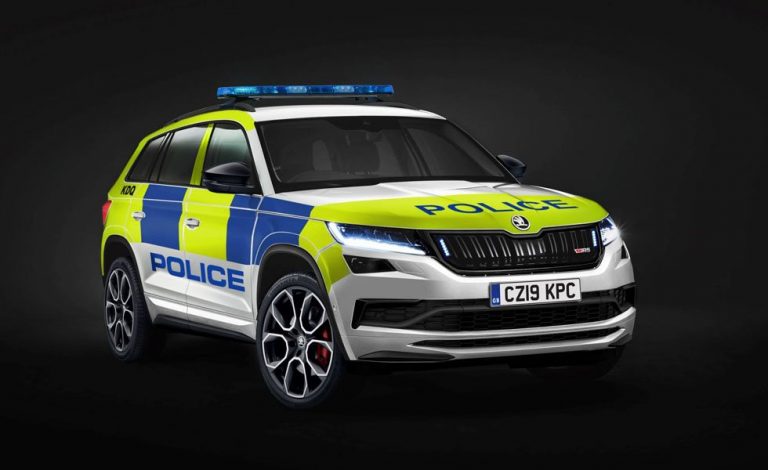 Skoda Kodiaq RS. Listo para patrullar Reino Unido