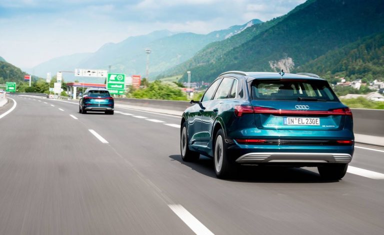 Audi e-tron 55 Quattro. Recorre 1.600 kilómetros en 24 horas