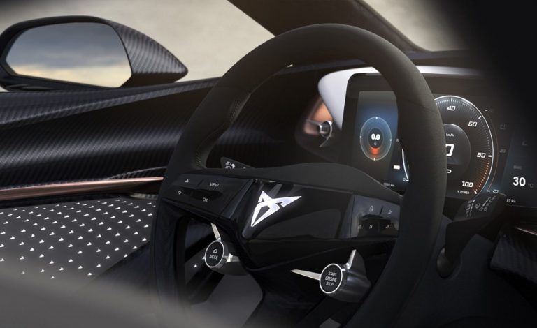 Cupra revela el interior de su primer modelo 100% eléctrico