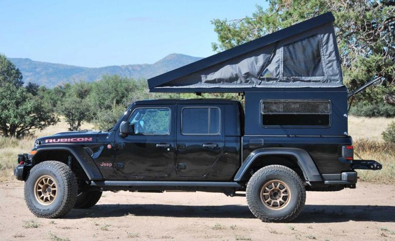 Jeep Gladiator. Se convierte en un funcional camper