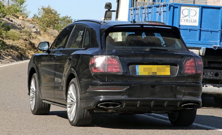Bentley Bentayga. Fotos espía