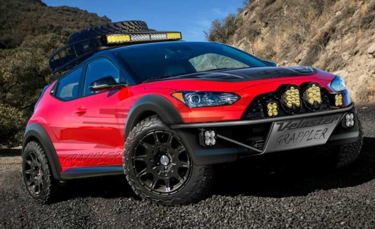 Hyundai Veloster Grappler. Con aspecto duro al SEMA