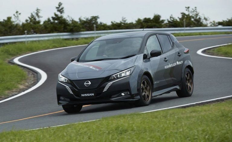 Nissan Leaf E+. Tiene tracción total y 308 caballos