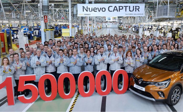 El Renault Captur 1,5 millones sale de la fábrica de Valladolid