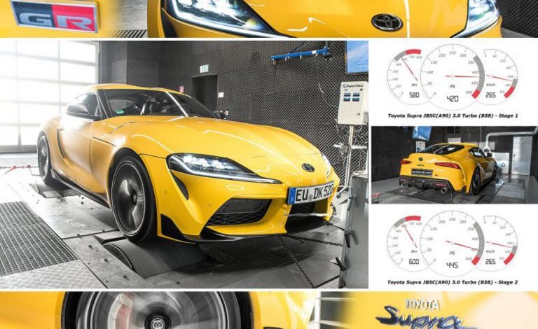 Toyota GR Supra. McChip-DKR lo lleva hasta los 445 CV de potencia