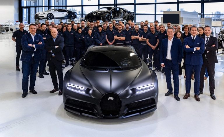 Bugatti Chiron. Se encuentra a mitad de su vida