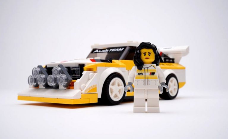 Michèle Mouton y su Audi quattro S1 ya tienen 
réplica de Lego