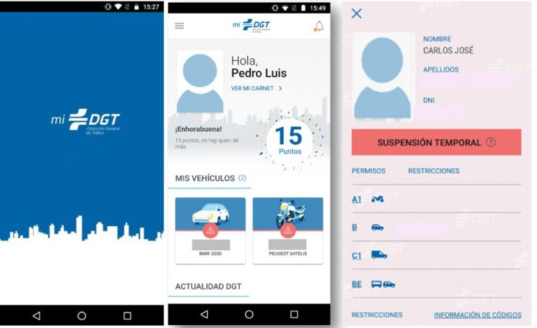 Descarga la app miDGT y lleva el carné de conducir en el móvil