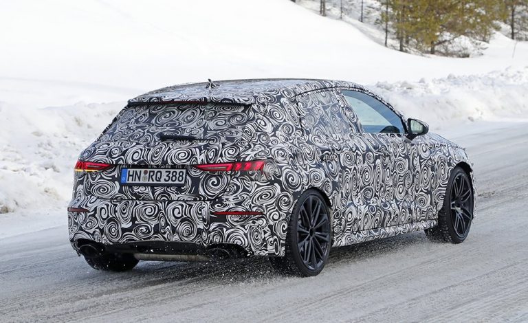 Audi RS3 2020. Pruebas invernales
