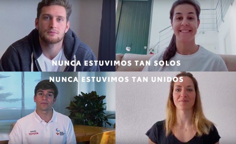 Los embajadores olímpicos de Toyota nos animan a quedarnos en casa