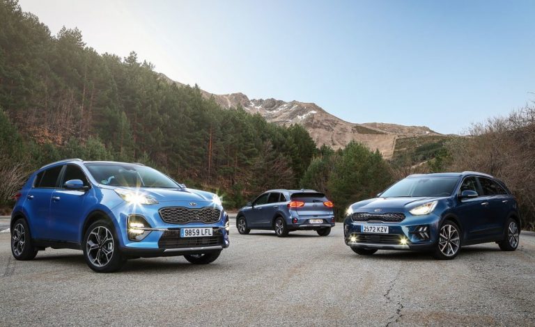 Gama Kia SUV Híbrida. Familia sostenible