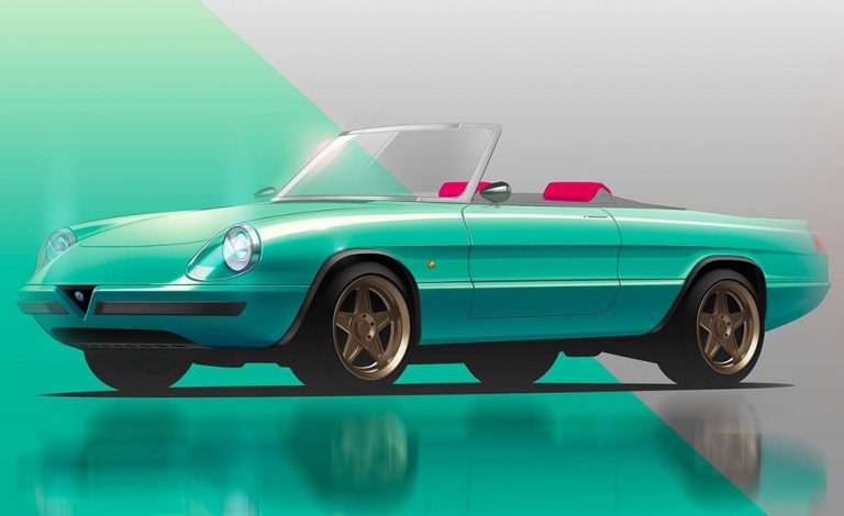 Alfa Romeo Spider. Garage Italia Customs lo electrifica
