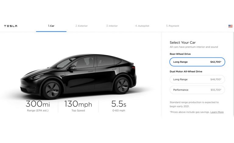 Tesla Model Y. Esta será su versión de acceso