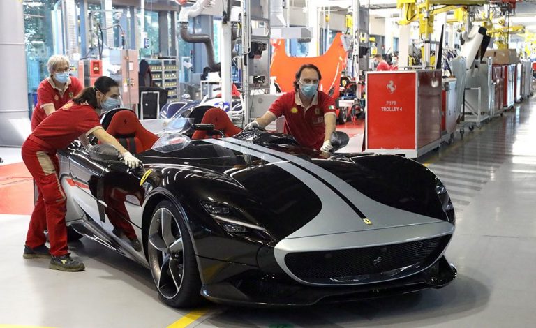 Ferrari vuelve al trabajo tras el coronavirus