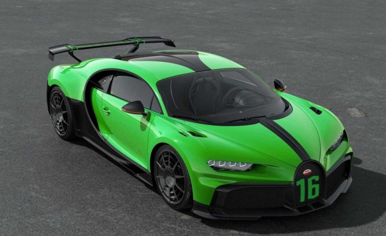 Bugatti Chiron Pur Sport. Sus llantas se fabrican con magnesio