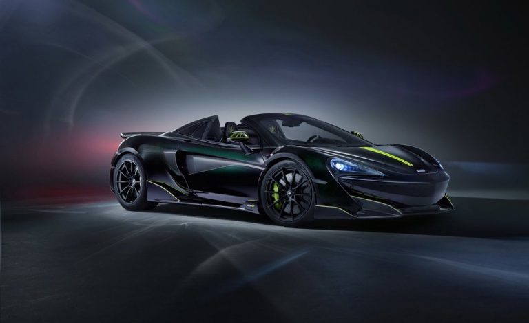 McLaren 600LT Spider Segestria Borealis. Inspirado en un arácnido
