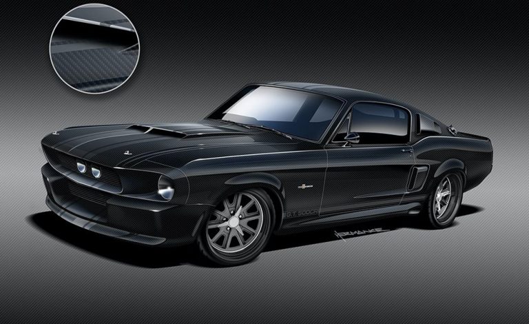 Classic Recreations y SpeedKore preparan un Shelby GT500CR entero en fibra de carbono