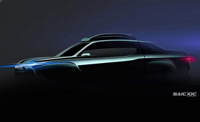 El nuevo pick-up de SAIC será híbrido enchufable o eléctrico puro