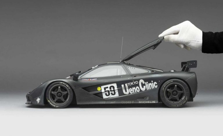 McLaren F1 GTR. Así finalizó Le Mans en 1995, pero a escala 1:8