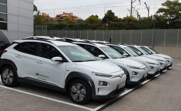 Los empleados de Iberdrola conducen el Hyundai Kona eléctrico
