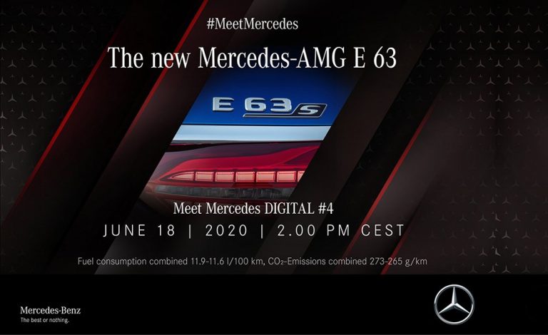 Mercedes-AMG E63. Mañana es su gran día