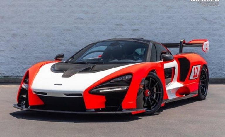 Este McLaren Senna con los colores del MP4/4 se vende