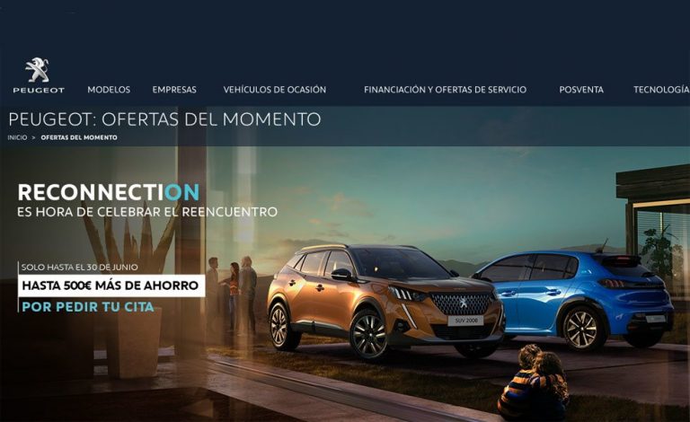 Estrena un Peugeot por 20 euros al mes y súmale otros 500 euros de ahorro